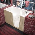 Meditub MediTub Walk-In 32 x 60 Right Drain Biscuit Whirlpool Walk-In Bathtub 3260RBH